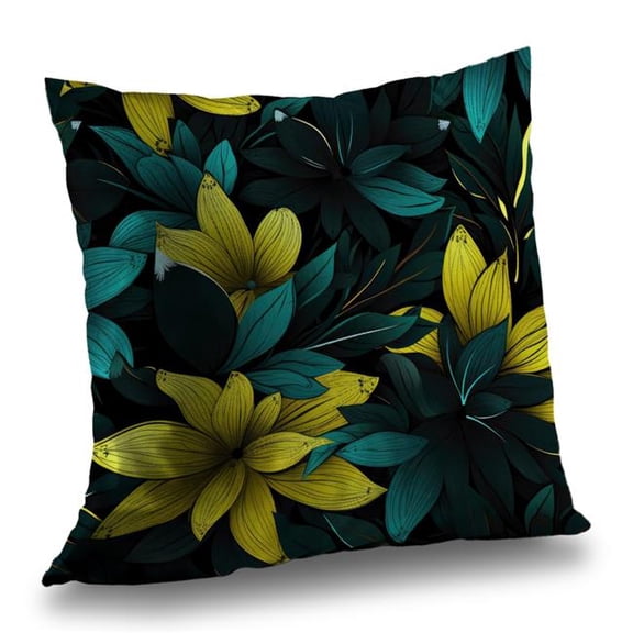 MWW C1PC1818GEXVMG 18 x 18 in. Potent - Turquoise Polyester Twill Throw Pillow for Home Decor