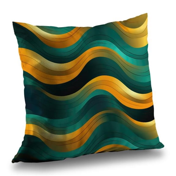MWW C1PC2020GVEIJV 20 x 20 in. Voluptuous Turquoise Polyester Twill Throw Pillow - Home Decor Accent