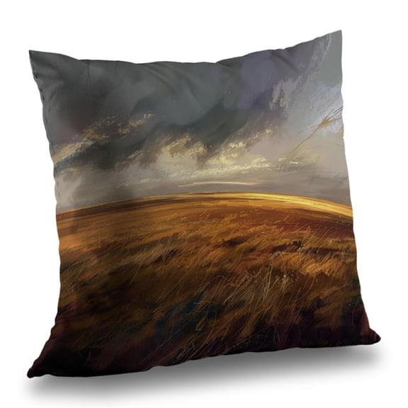 MWW C1PC2020QH3VHS 20 x 20 in. Before the Storm - Gray Polyester Twill Throw Pillow for Home Decor