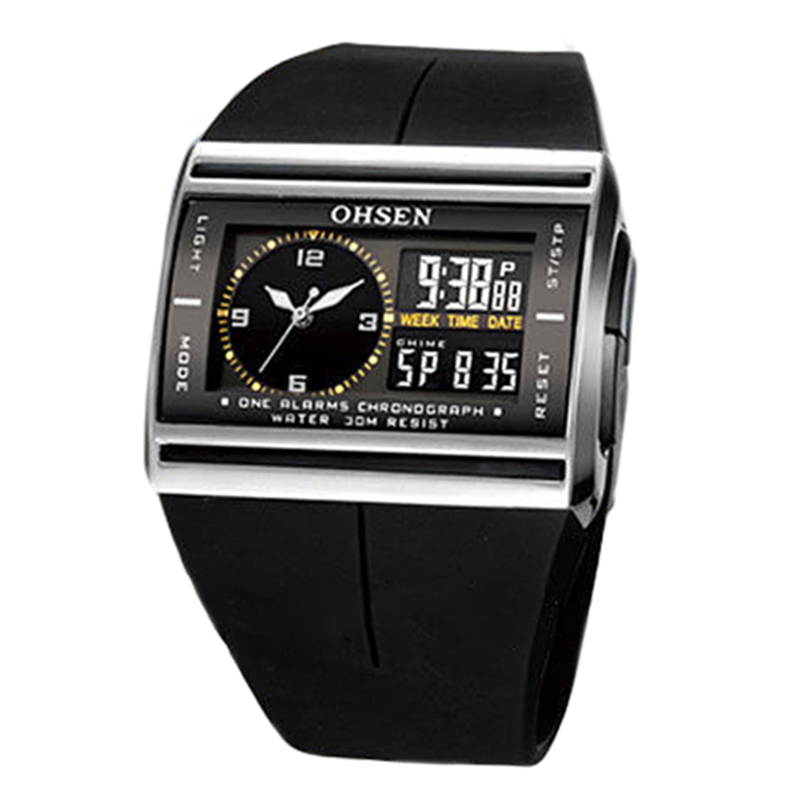 Sir time black led digital watch price outlet