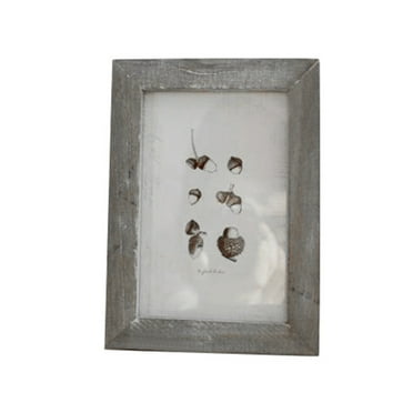 MWstore Vintage 5 Inch Photo Frame Wooden Picure Holder Stand Home Bedroom Desk Decor