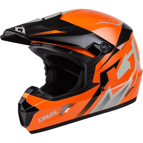 MX-46 COMPOUND HELMET ORANGE/BLACK/GREY XS