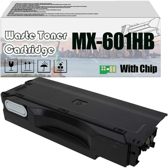 MX-601HB MX601HB Waste Toner Box, Compatible for Sharp MX-2630N MX-2651 MX-3050N MX-3051 MX-3070N MX-3071 MX-3550N MX-3551 MX-3570N MX-3571 MX-4050N MX-4051 MX-4070N