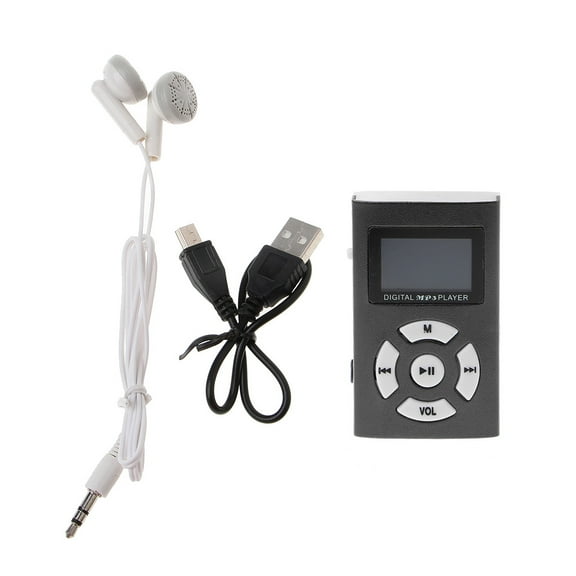 MX-808 Mini USB Aluminum LCD Screen 32GB Micro SD TF Card Digital Music MP3 Player