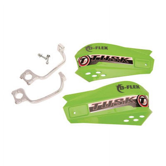 MX D-Flex ATV Handguards Green