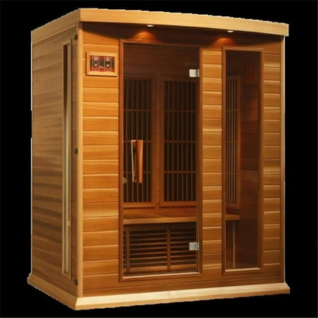 MX-K306-01 Canadian Red Cedar Maxxus 3 Person Carbon FAR Infrared Sauna