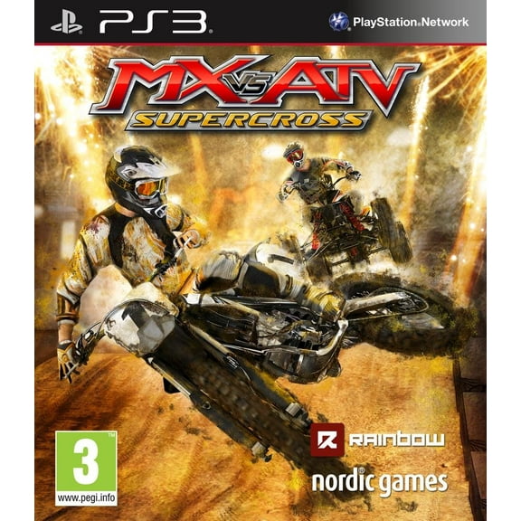 MX vs ATV Supercross (Playstation 3 PS3) Race Hard. Finish First!