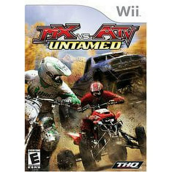 Pre-Owned MX vs ATV, Untamed Nintendo Wii Racing Game, Parental Controls, 4 Offline Players