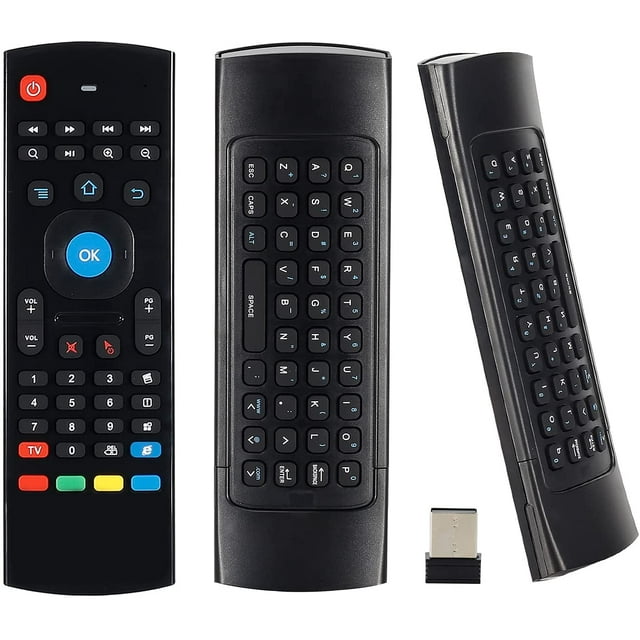 MX3 Air Mouse Mini Keyboard Wireless Remote, 2.4G Multifunctional Fly