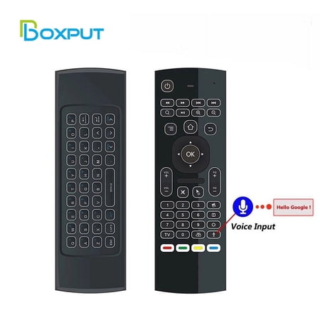 MX3 Backlit Air Mouse T3 Smart Voice Remote Control 2.4G RF Wireless Keyboard For X96 mini KM9 A95X H96 MAX Android TV Box