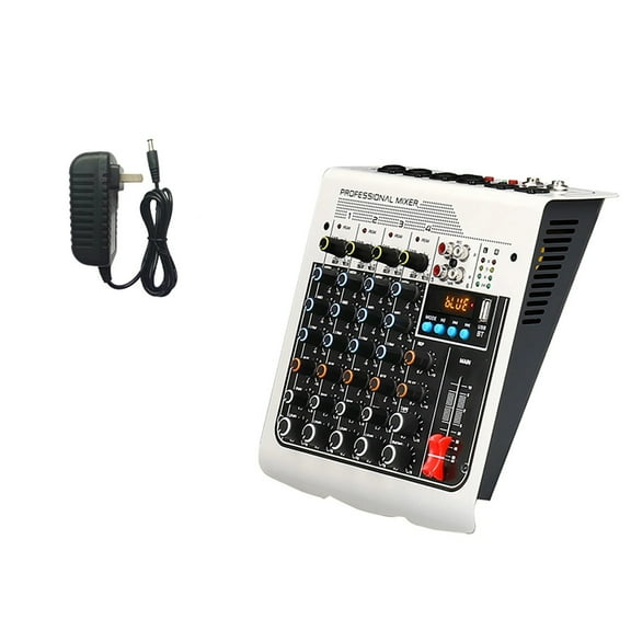 MX400 4-Channel Professional Mini Mixer MP3/Bluetooth Playback DSP Reverberation Mixer Console