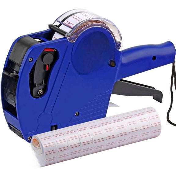 MX5500 EOS Blue 8 Digits Pricing Gun Kit with 7,000 Labels & Spare Ink