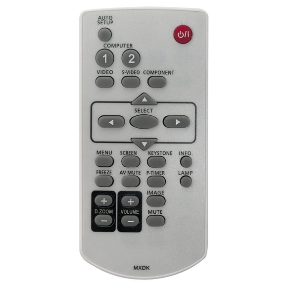 MXDK Replacement Remote for Panasonic Projector PT-LX26HU PT-LX30HU PT-LW25HU