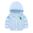 thumbnail image 1 of MXIEZI 1-10 Years Unisex Kids Sun Shirt UPF 50+ Sun Protection Jacket for Boys Girls Toddler Light Sunsuits Zip Front Rashguard, 1 of 9