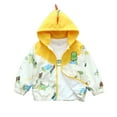 thumbnail image 1 of MXIEZI 1-7 Years Boys Girls Hoodies Dinosaur Toddler Boys Jacket Kids Long Sleeve Hooded Shirts Sweatshirts, 1 of 9