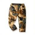 thumbnail image 1 of MXIEZI 1-7Y Toddler Boys Baby Elastic Sweatpants Spring Fall Active Cargo pants Cotton Trousers Camouflage Pants for Kids, 1 of 8