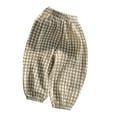 thumbnail image 1 of MXIEZI 2-11 Years Kids Toddler Loose Pants Spring Summer Cotton Harem Trousers Elastic Waist Unisex Anti-Mosquito Bloomers for Boys Girls, 1 of 8