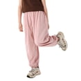 thumbnail image 1 of MXIEZI 2-12 Years Boys Girls Summer Solid Pants for Kids Toddler Casual Trousers with Drawstring Unisex Cotton Breathable Long Bloomers, 1 of 9