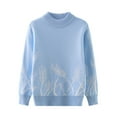 thumbnail image 1 of MXIEZI 2-13 Years Boys Girls Crewneck Sweaters for Kids Baby Fall Winter Warm Jumper Toddler Cotton Knit Tops, 1 of 9