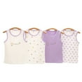 thumbnail image 1 of MXIEZI 3-8 Years Little Girls Comfort Breathable Tanks Tops Underwear for Toddler Kids Soft Sleeveless Undershirt Cotton Vest, 1 of 9