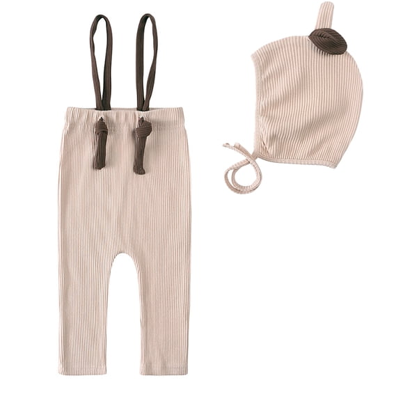 MXIEZI 3 Months-24 Years Infant Boys Girls Colour Blocking Casual Pants Spring Fall Trousers Leggings Overalls Newborn Baby Stretch Overalls Suspender Pants for Baby