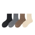 thumbnail image 1 of MXIEZI 4 Pack Kids Toddler Cotton Crew Socks Athletic Socks for 1-12Y, 1 of 7