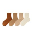 thumbnail image 1 of MXIEZI 4 Pack Kids Toddler Cotton Crew Socks Athletic Socks for 1-12Y, 1 of 7
