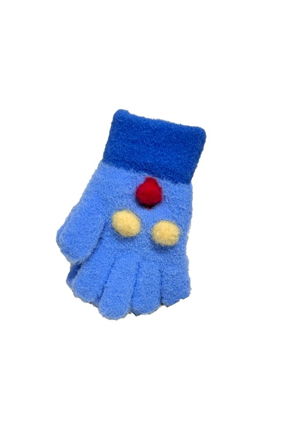 5-10T Kids Girls Winter Mittens Gloves Toddler Boys Thick Warm Knit Fleece Lined Gloves