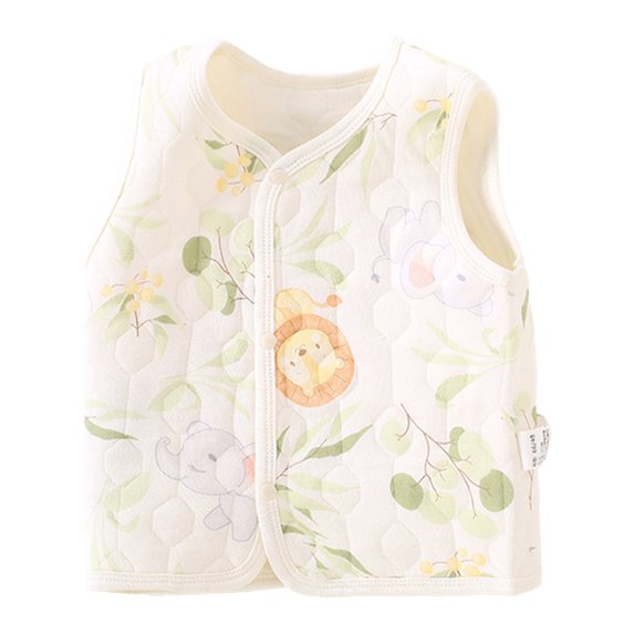 MXIEZI Baby Infant Unisex Cotton Vest Warm Sleeveless Jacket Spring Winter Waistcoat 0-3T