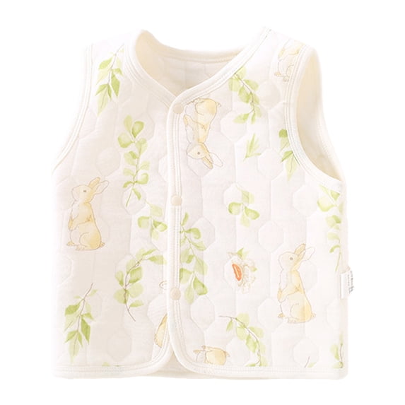 MXIEZI Baby Infant Unisex Cotton Vest Warm Sleeveless Jacket Spring Winter Waistcoat 0-3T