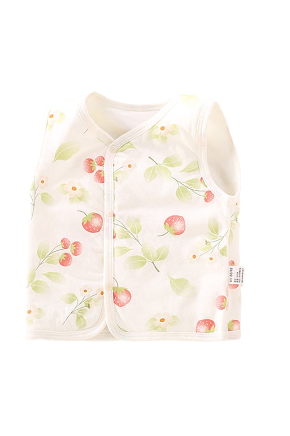 Baby Newborn Boys Girls Cotton Vest Infant Warm Sleeveless Jacket Spring Winter Waistcoat 0-3T