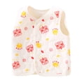 thumbnail image 1 of MXIEZI Baby Newborn Boys Girls Warm Cotton Vest Jacket, Infant Sleeveless Outwear Waistcoat 0-3Y, 1 of 8