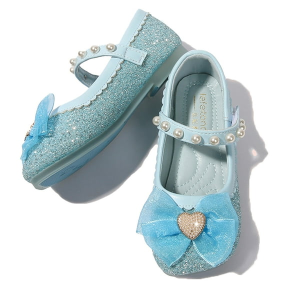 MXIEZI Baby Toddler Girls Dress Shoes for Spring Fall Summer Soft Sole Dress Flats Girls Bowknot Fashion Princess Shoes for Little Big Kids