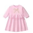 thumbnail image 1 of MXIEZI Baby Toddler Girls Long Sleeve Tutu Dress Kids Clothes Party Gifts Outfits 2-7T, 1 of 10