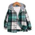 thumbnail image 1 of MXIEZI Boys Spring Fall Bottoming Jacket Kid Clothes 18 Months - 7 Years Toddler Baby Plaid Shirts Hooded Long Sleeve T-Shirt Tops, 1 of 9