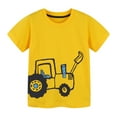 thumbnail image 1 of MXIEZI Boys T-Shirts Summer Cartoon Short-Sleeved Shirts for 2-8 Years Toddler Kids Cotton Crewneck Pullover Tees Tops, 1 of 7