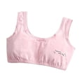 thumbnail image 1 of MXIEZI Kids Girls Cotton Training Bras Breathable Sports Tank Bralettes for 7-11 Years Soft Comfortable Underwear with Sponge Pads Wire-Free Design, 1 of 9