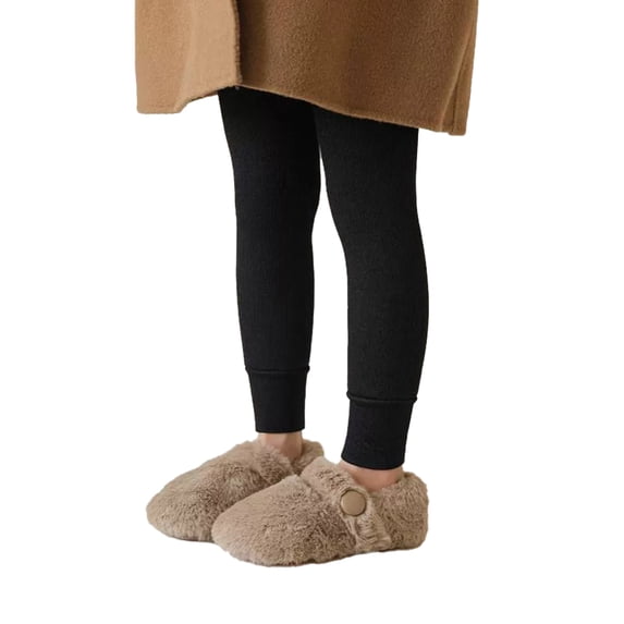 MXIEZI Kids Girls Winter Cotton Leggings Baby Toddler Thick Tights Fleece Cable Knit Stockings 1-15Y
