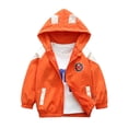 thumbnail image 1 of MXIEZI Kids Toddler Boys Spring Jacket Outwear for 1-7 Years Old Baby Autumn Cartoon Zipper Hoodies Coat, 1 of 9