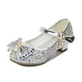 thumbnail image 1 of MXIEZI Silver Shoe/High Heels for Girls/Girls Heels/Girls Shoes/Mary Jane Shoes/Silver Kitten Heels// Pink Glitter Dress//Little Girl Heels/, 1 of 9