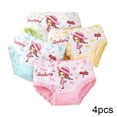 thumbnail image 1 of MXIEZI Toddler Girls Cotton Underwear Cute and Comfy Panties for Daily Wear (4 Pack) (Colour Mix & Match), 1 of 9