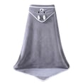 thumbnail image 1 of MXIEZI Toddler Soft Coral Fleece Hooded Towel Adorable Bath Blanket with Embroidery for Baby Boys and Girls, 1 of 8