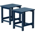 thumbnail image 1 of MXIMU Outside Adirondack Side Table, Weather Resistant Square Outdoor Side Tables Set of 2, Outdoor End Table for Backyard Pool Indoor Companion Front Porch, Navy, 1 of 7