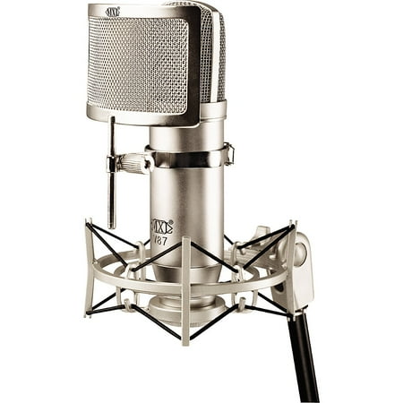 MXL Microphones V87 Condenser Microphone for Recording, String Instrument, Piano, Studio, Nickel