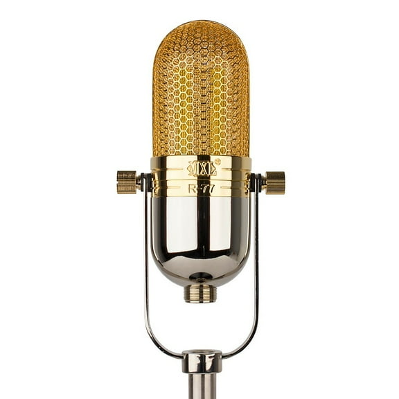 MXL R77 Wired Microphone, Chrome, Gold
