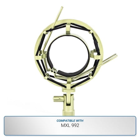 MXL Silver Shock Mount compatible with MXL 992 Microphone Microphone