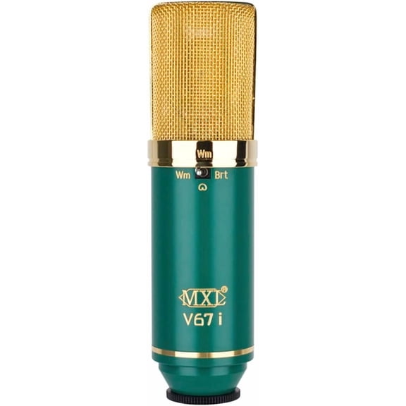 MXL V67I FET Condenser Microphone with Dual Sided Capsule Tuned for Warm and Bright. Voicing