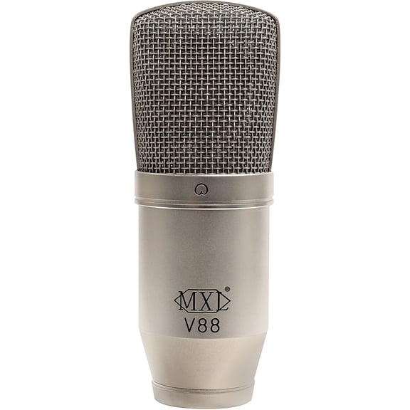 MXL V88 Plug-in Condenser Microphone, Silver