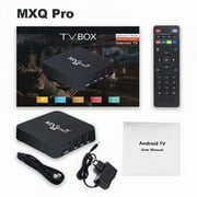 MXQ Pro 4K Ultra HD 64Bit WIFI Android 10.0 Quad Core Smart TV Box Media Player