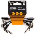 thumbnail image 1 of MXR 3PDCPR03 3 Inch Ribbon Right Angle Pedalboard Patch Cables, 1 of 5